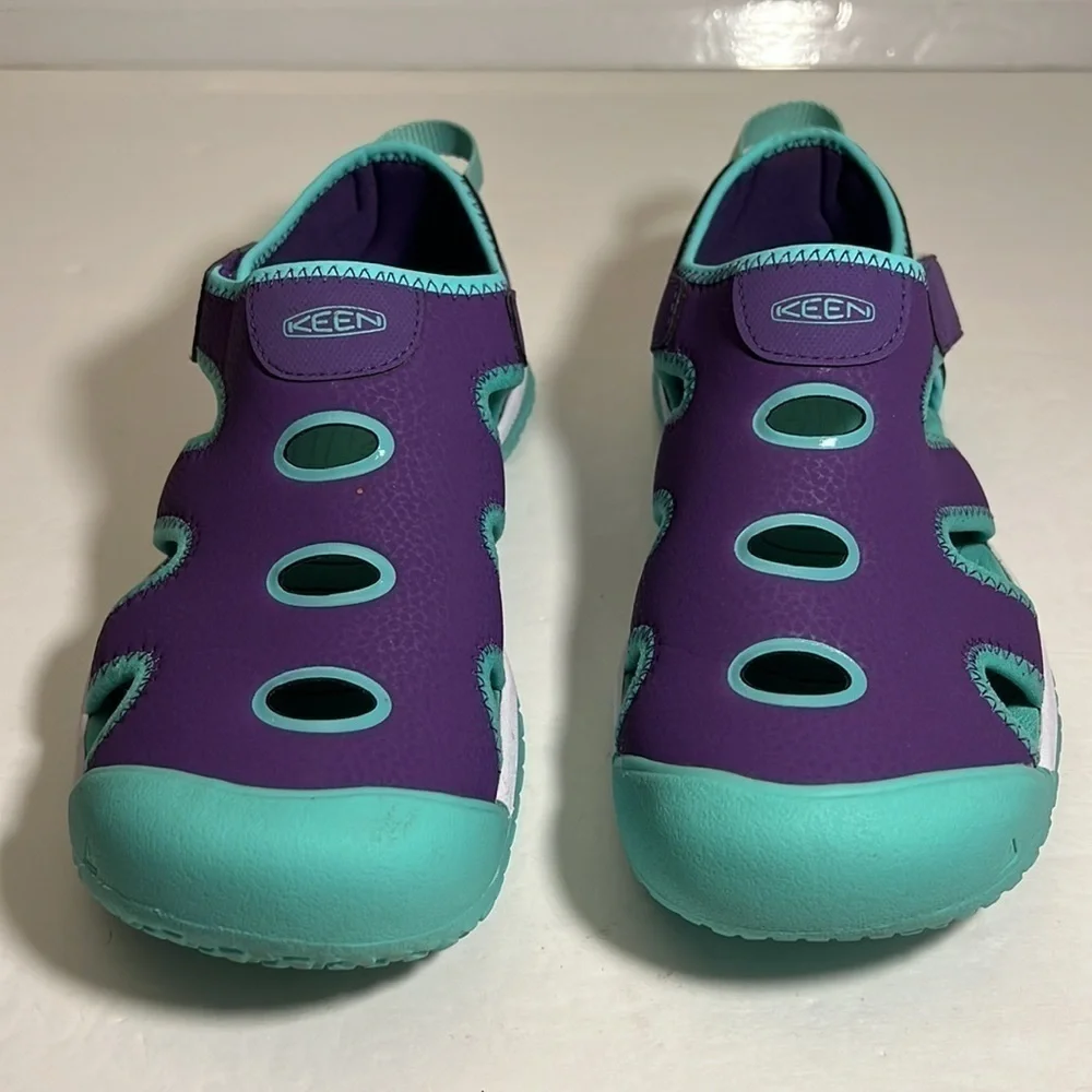 Keen Aqua Stop Anatomic Footbed Eco Anti Odor Big Kids Water Shoes Sz 4 Sandals